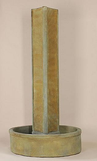 Tri Water Outdoor Cast Stone Garden Fountain No Ball Fountain Tuscan
